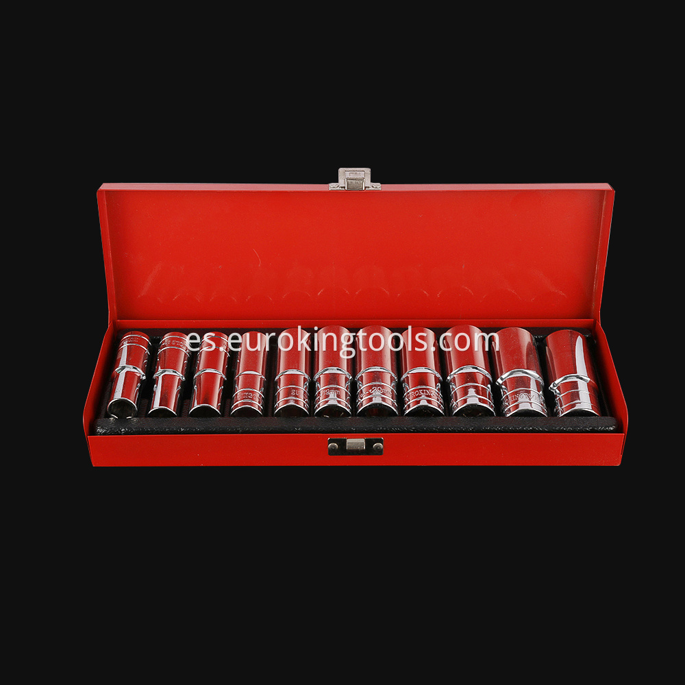 10 piezas de zócalo profundo (1/2 "DR) 10PCS DEEP SOCKET(1/2"DR)
